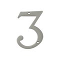 Patioplus 4 in. House NumbersSatin Nickel Solid Brass PA944504